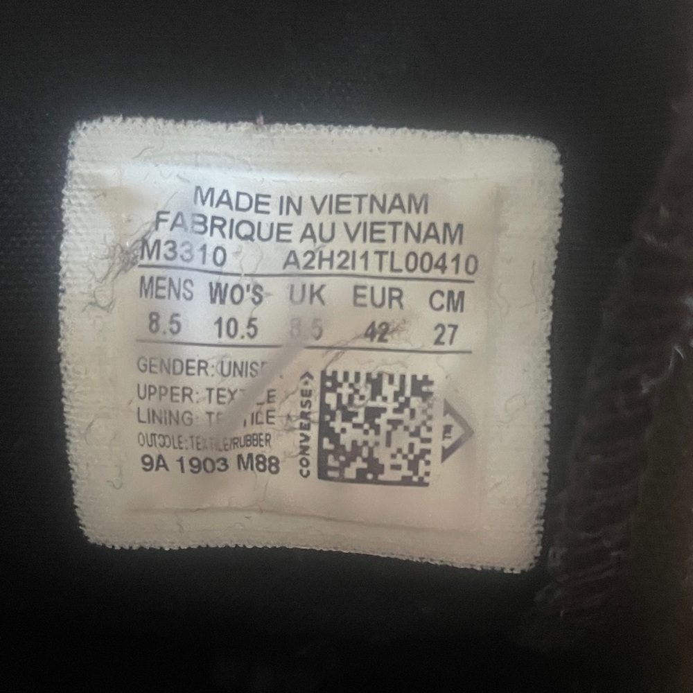 Converse Black High-Top Sneakers - Picture 2 of 6
